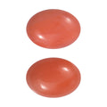 AAA Peach Opal Set of 2 (Ovl 7x5mm) 1.08 ctw Loose Gemstone - Sticky add to cart bar