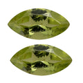 Set of 2 Peridot (Mrq 6x3 mm) 0.52 ctw Loose Gemstone - Sticky add to cart bar