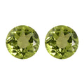 Set of 2 Peridot (Rnd 5 mm) 0.81 ctw Loose Gemstone - Sticky add to cart bar