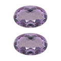Set of 2 Rose De France Amethyst (Oval 6x4 mm) 0.72 ctw Loose Gemstone - Sticky add to cart bar