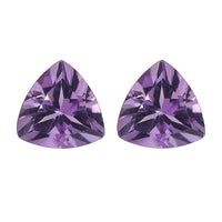 Set of 2 Rose De France Amethyst (Trl 5 mm) 0.71 ctw Loose Gemstone