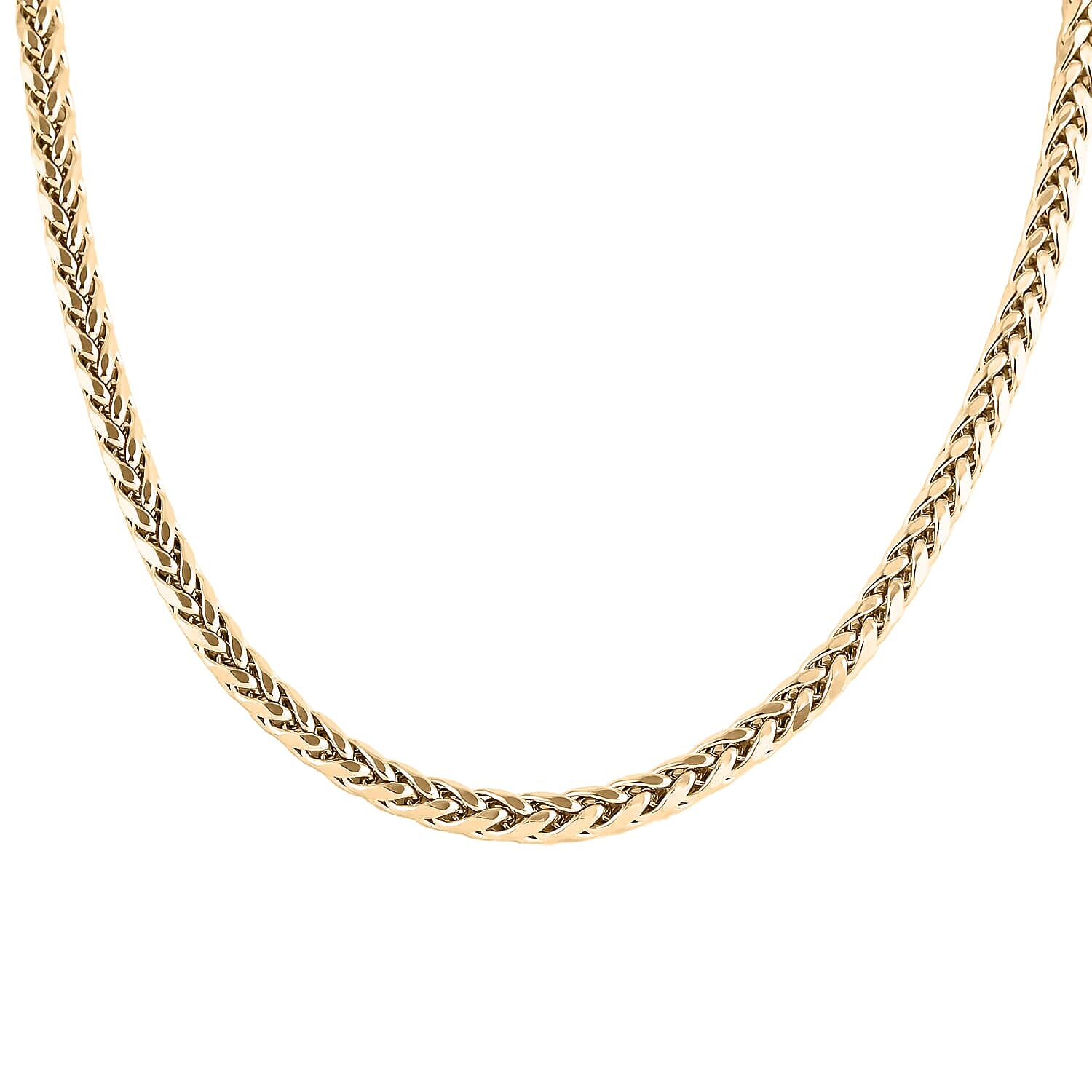 2.50mm Palma Chain Necklace in 10K Yellow Gold 26 Inches 7.2 Grams