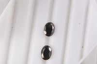 Set of 2 Elite Shungite (Oval 7x5 mm) 0.84 ctw Loose Gemstone