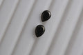 Set of 2 Elite Shungite (Pear 7x5 mm) 0.67 ctw Loose Gemstone - Sticky add to cart bar