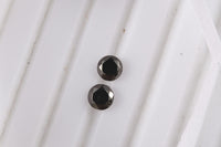 Set of 2 Elite Shungite (Rnd 5 mm) 0.48 ctw Loose Gemstone
