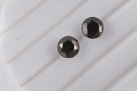 Set of 2 Elite Shungite (Rnd 6 mm) 0.93 ctw Loose Gemstone