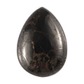 Matrix Silver Shungite (Pear 14x10 mm) 3.18 ctw Loose Gemstone - Sticky add to cart bar