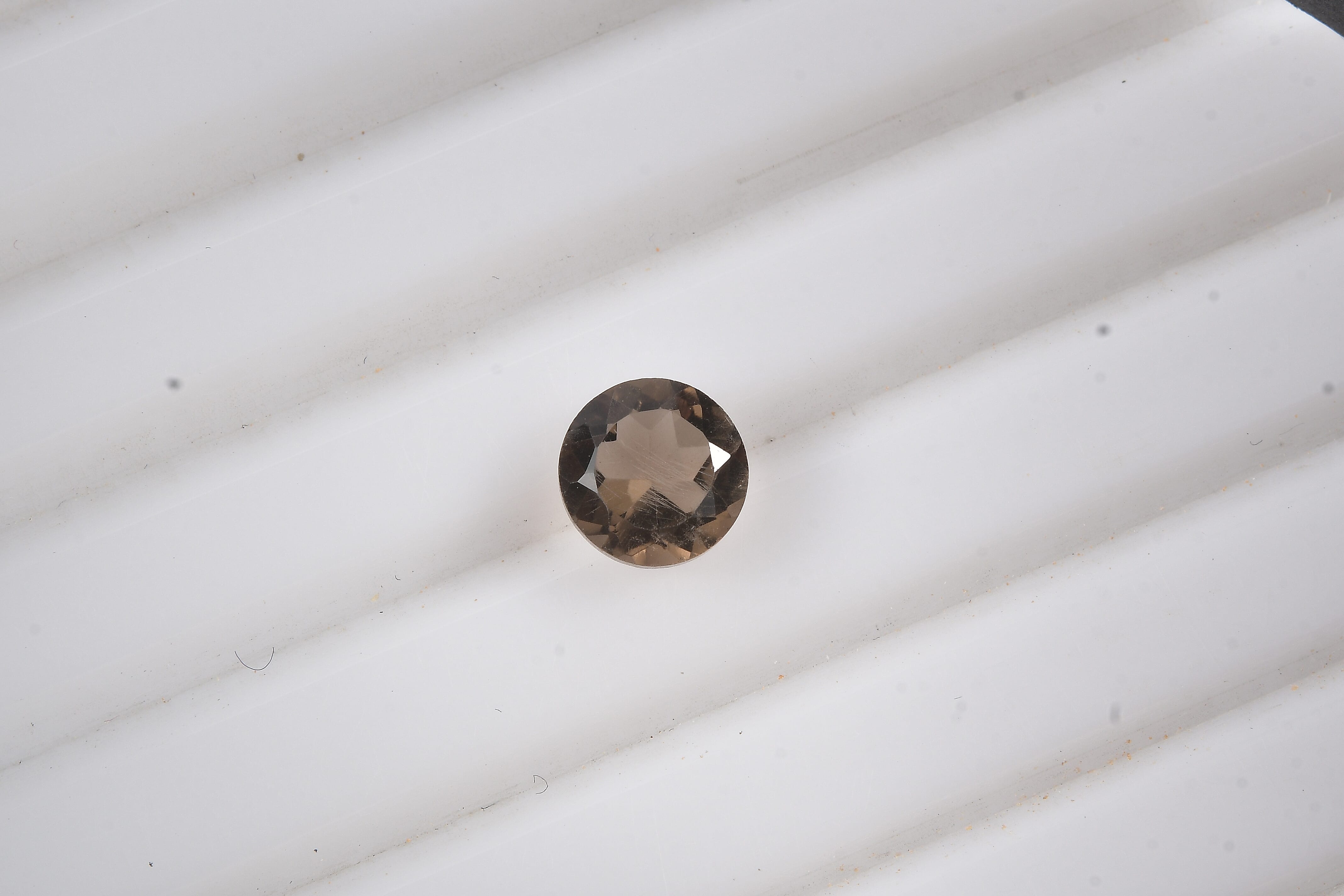 Smoky Quartz (Rnd 7 mm) 0.95 ctw Loose Gemstone