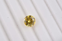 Simulated Yellow Diamond (Rnd 8 mm) 3.32 ctw Loose Gemstone