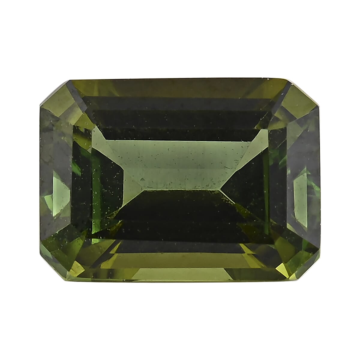 AAAA Sapo Green Tourmaline (Oct Free Size) 1.25 ctw