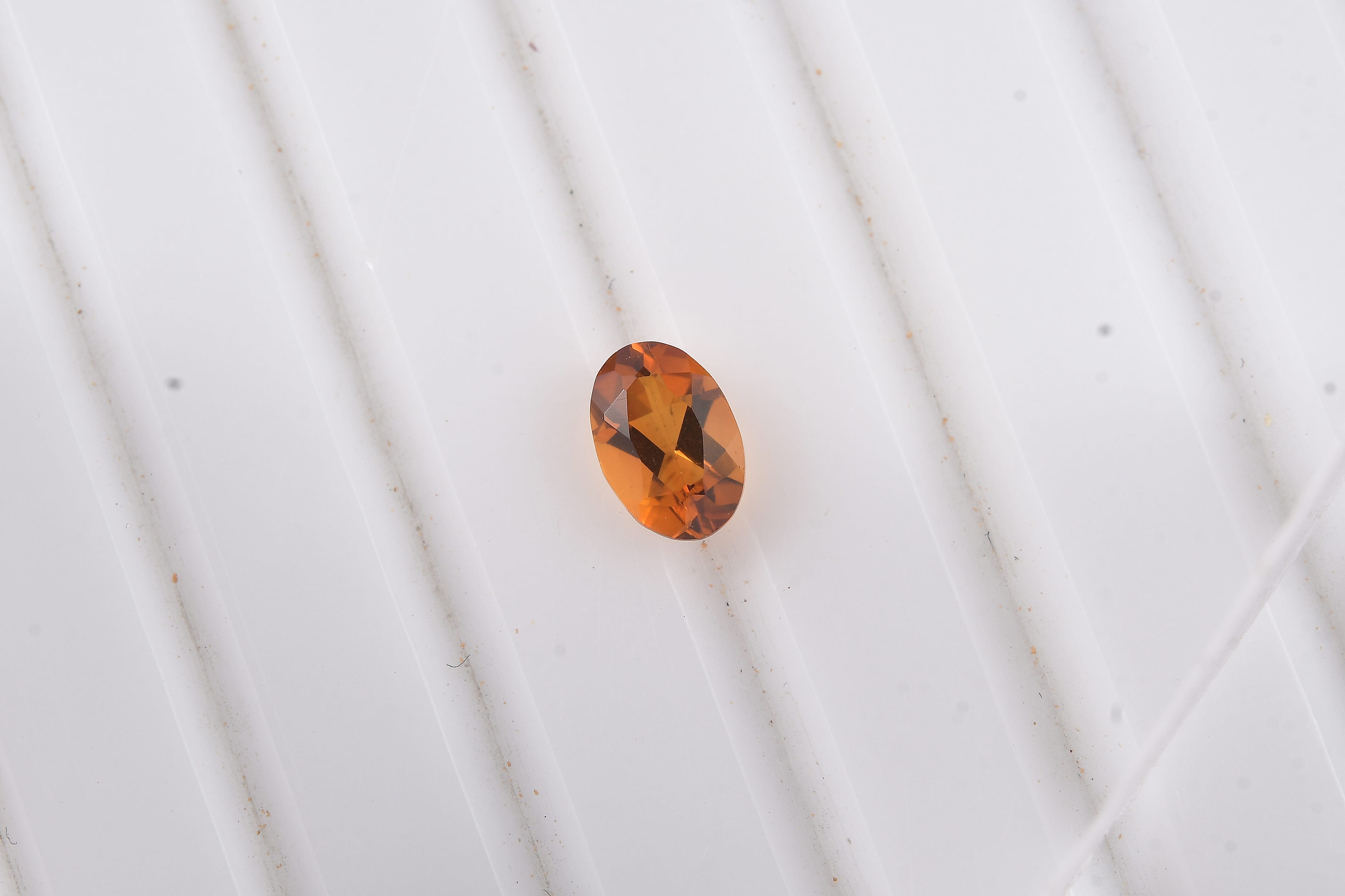 AA Santa Ana Madeira Citrine (Ovl 6x4 mm) 0.38 ctw with Loose Gemstone