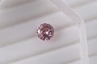 Simulated Pink Diamond (Rnd 8mm) 3.20 ctw Loose Gemstone