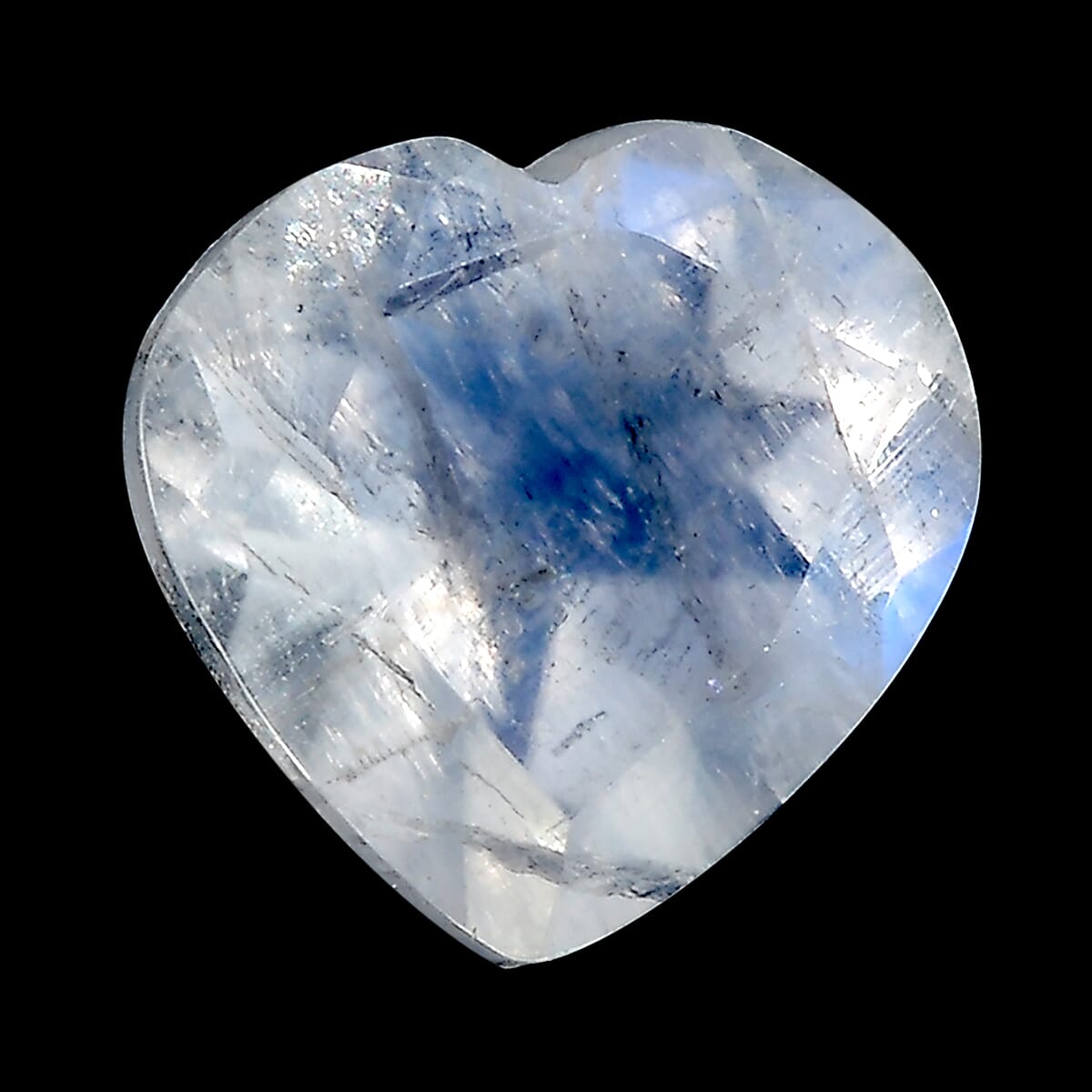 AA Rainbow Moonstone (Hrt 6 mm) 0.75 ctw