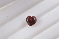 AA Mozambique Garnet (Hrt 6 mm) 0.97 ctw Loose Gemstone