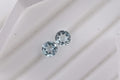 Skyblue Topaz Set of 2 (Rnd 6 mm) 1.09 ctw Loose Gemstone - Sticky add to cart bar
