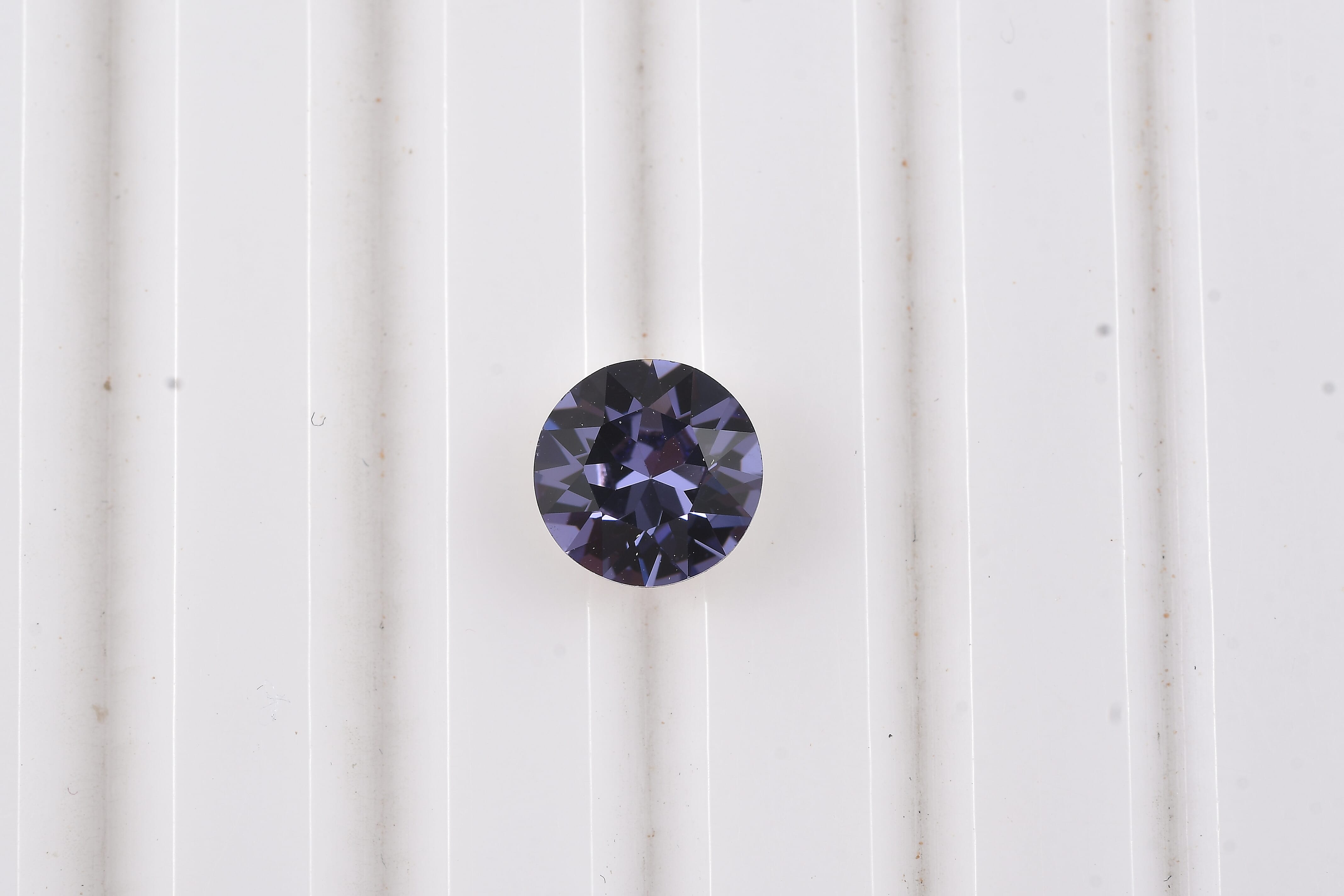 Tanzanite Crystal by Swarovski (Rnd 7.25 mm) 1.10 ctw Loose Gemstone
