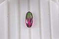 Watermelon Quartz Triplet (Ovl 13x6mm) 2.24 ctw Loose Gemstone - Sticky add to cart bar