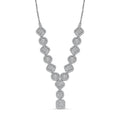 D'Joy Diamond 3.00 ctw Necklace in Rhodium Over Sterling Silver 18 Inches - Sticky add to cart bar