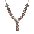 D'Joy Natural Champagne Diamond 2.33 ctw Necklace in 18K Vermeil Rose Gold Over Sterling Silver 18 Inches - Sticky add to cart bar
