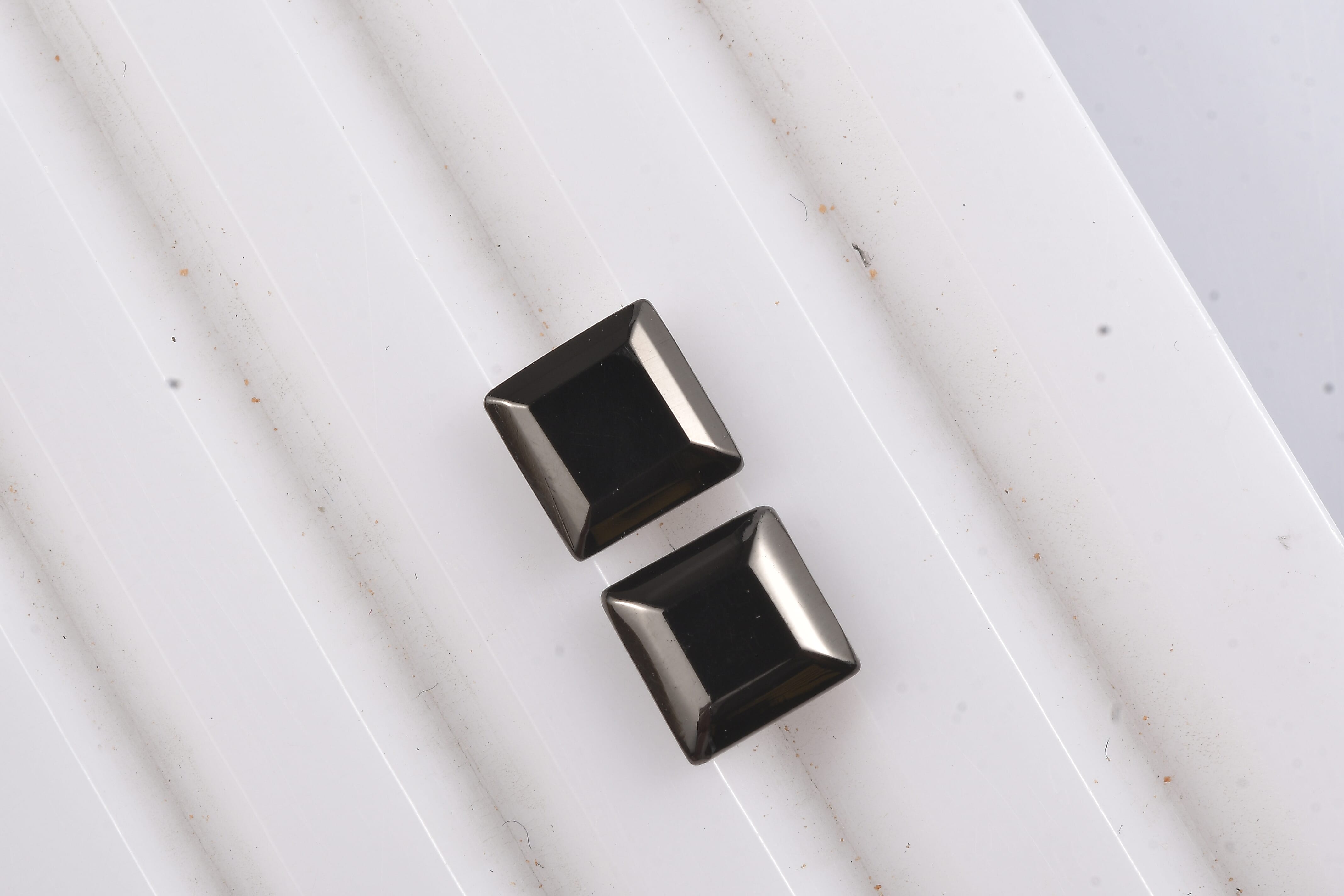 Elite Shungite (Sqr 6 mm) 1.31 ctw Loose Gemstone