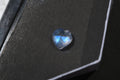AA Rainbow Moonstone (Hrt 6 mm) 0.75 ctw Loose Gemstone - Sticky add to cart bar