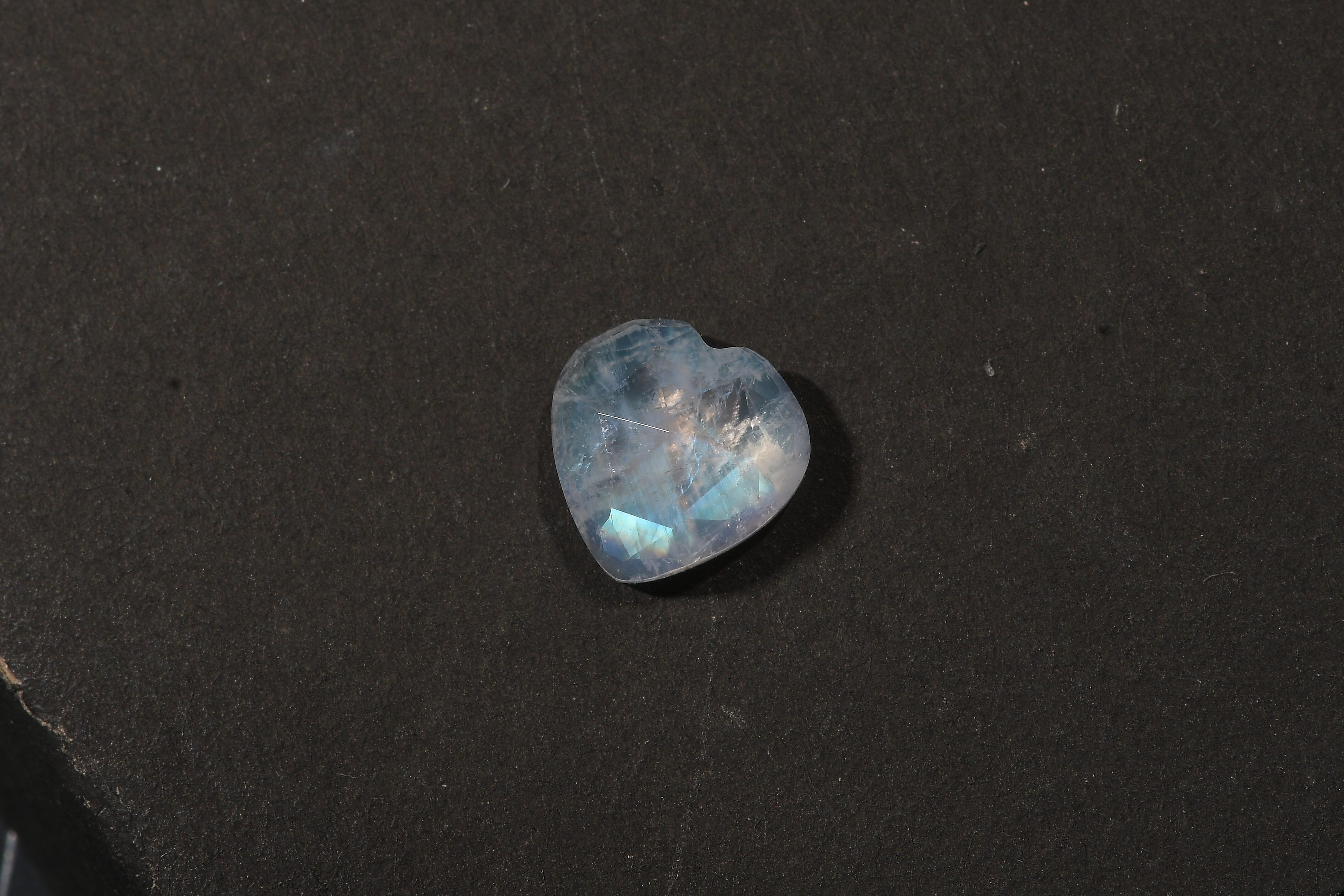 AA Rainbow Moonstone (Hrt 8 mm) 2.00 ctw Loose Gemstone