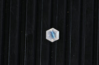 AA Rainbow Moonstone (Hexagon 6 mm) 0.80 ctw Loose Gemstone