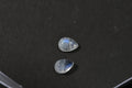 Set of 2 Rainbow Moonstone (Pear 6x4 mm) 0.82 ctw Loose Gemstone - Sticky add to cart bar