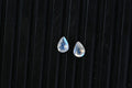 Set of 2 AA Rainbow Moonstone (Pear 7x5 mm) 1.26 ctw Loose Gemstone - Sticky add to cart bar