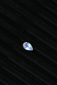 AA Rainbow Moonstone (Pear 8x6 mm) 0.69 ctw Loose Gemstone
