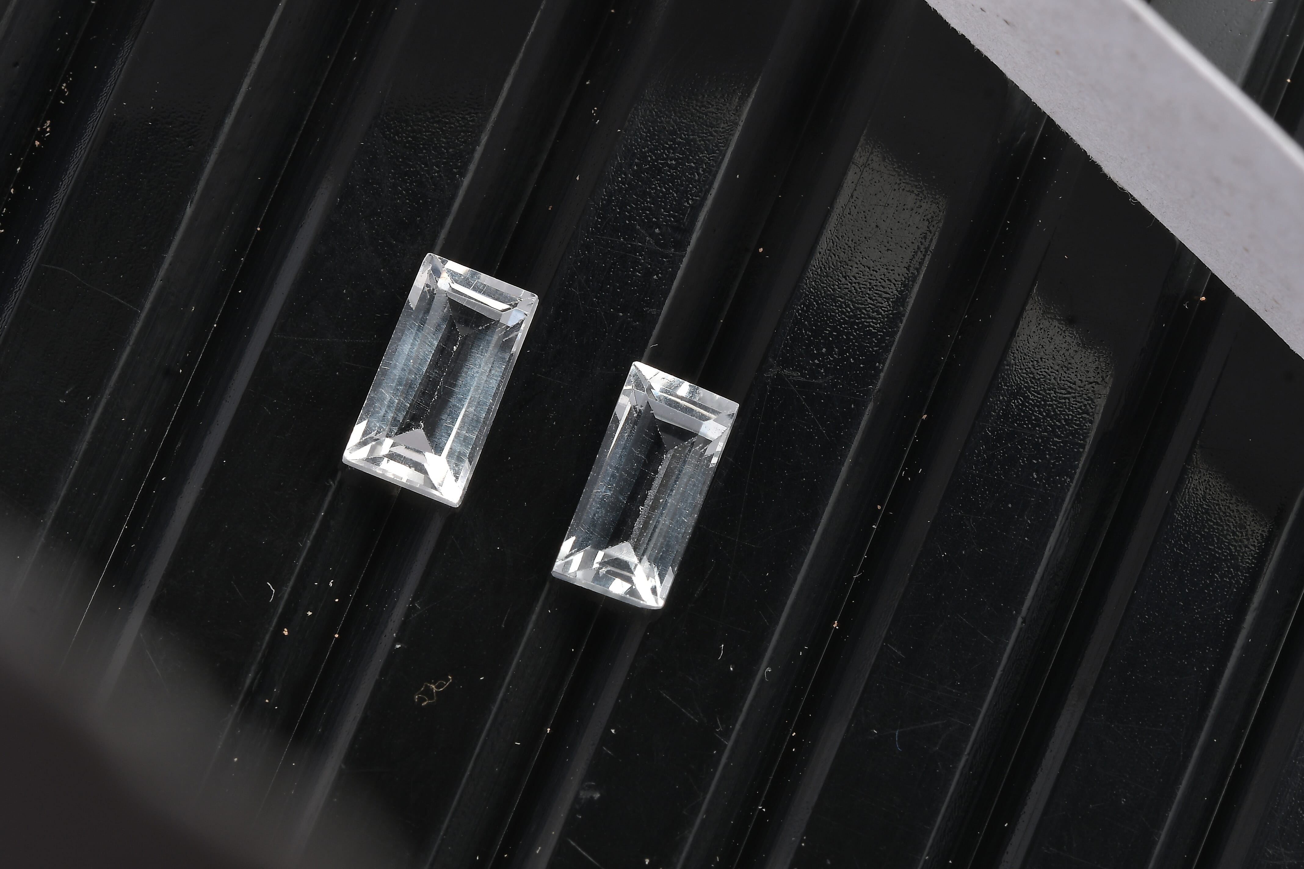 White Topaz (Bgt 7x3.5 mm) 1.42 ctw Loose Gemstone