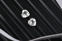 White Topaz (Heart 5 mm) 0.98 ctw Loose Gemstone