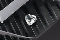 AA White Topaz (Hrt 8 mm) 1.79 ctw Loose Gemstone