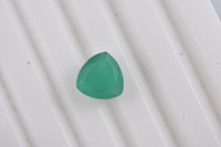 Green Onyx (Trl 9 mm) 1.96 ctw Loose Gemstone