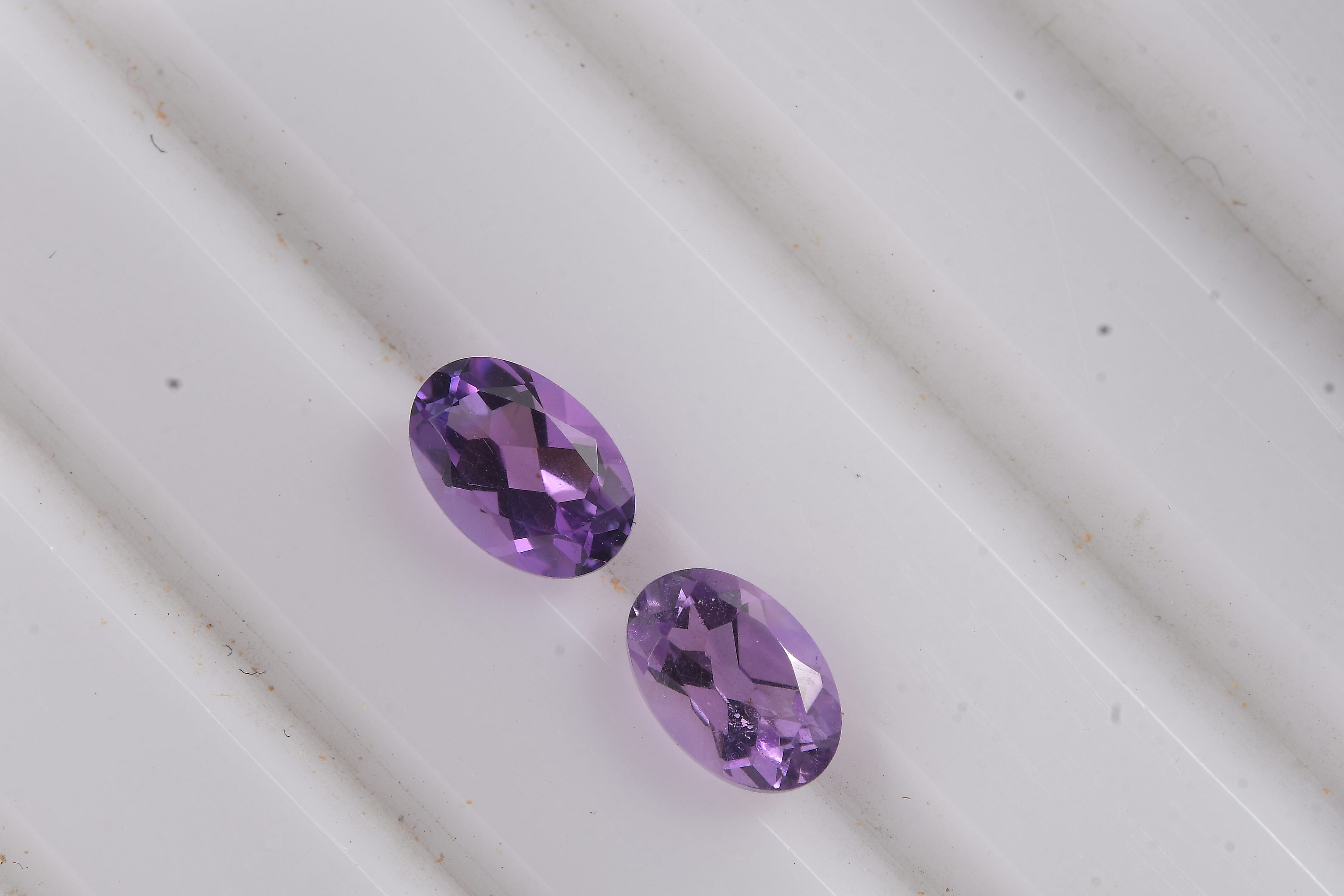 Mashamba Amethyst (Ovl 6x4 mm) 0.78 ctw Loose Gemstone