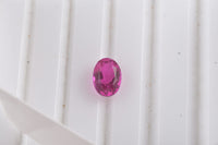 Radiant Orchid Triplet Quartz (Ovl 7x5mm) 0.80 ctw Loose Gemstone