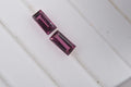 Orissa Rhodolite Garnet (Bgt 5x2.5 mm) 0.50 ctw Loose Gemstone - Sticky add to cart bar