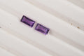AA African Amethyst Set of 2 (Bgt 5x2.5 mm) 0.35 ctw Loose Gemstone - Sticky add to cart bar