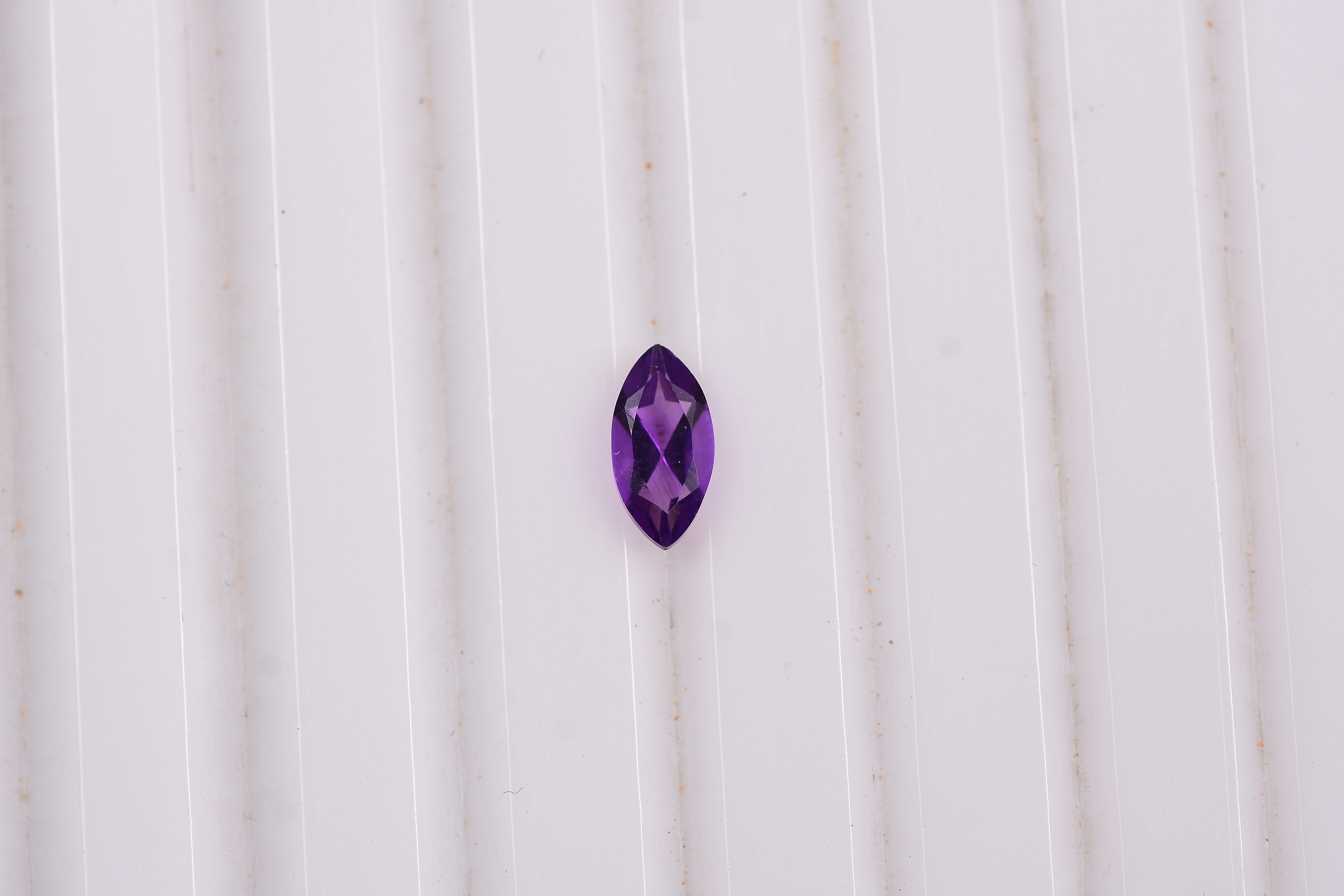 African Amethyst (Mrq 8x4 mm) 0.50 ctw Loose Gemstone