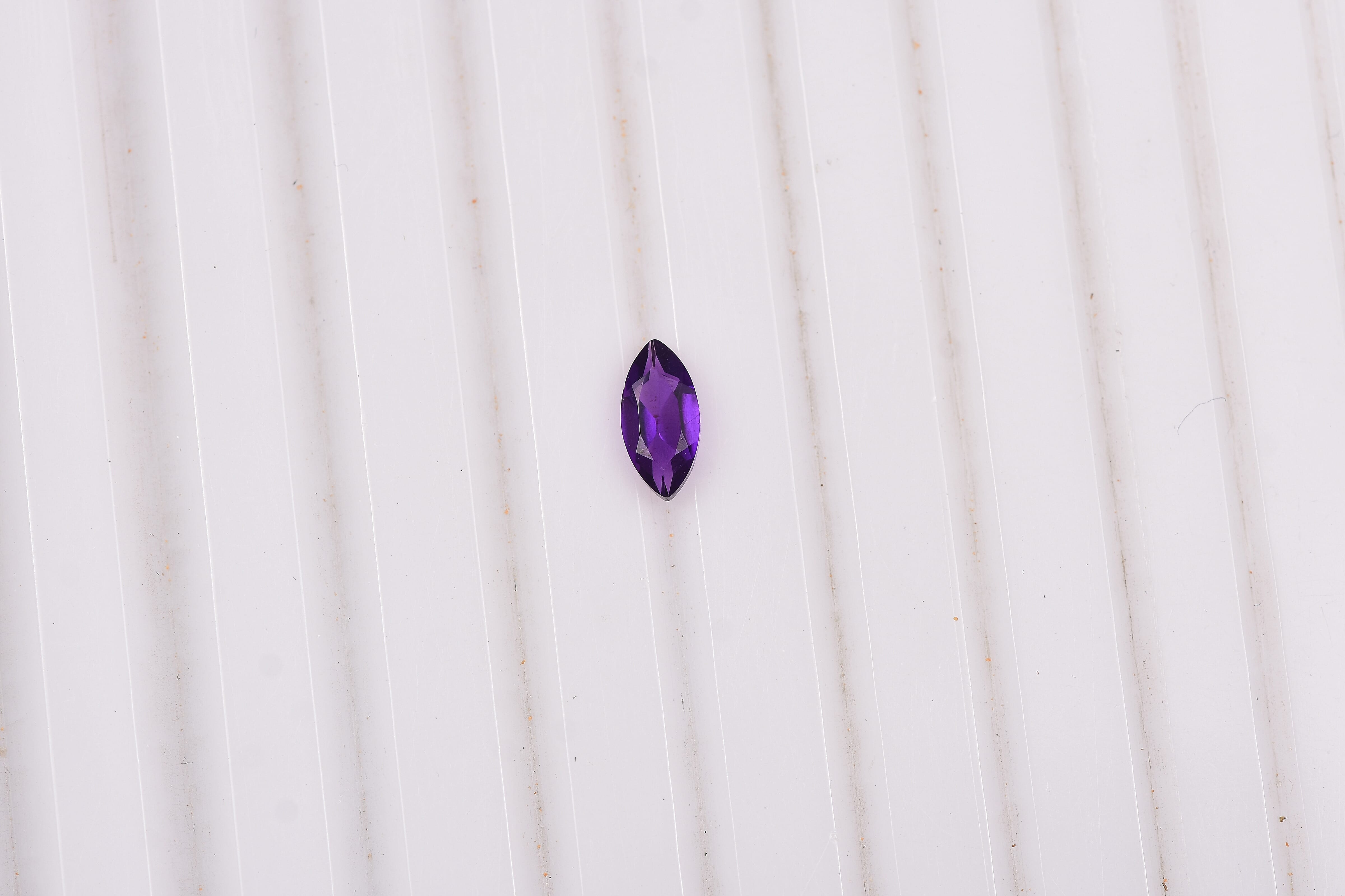 AA African Amethyst (Mrq 8x4 mm) 0.44 ctw Loose Gemstone
