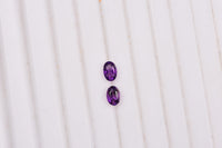 AA African Amethyst (Ovl 6x4 mm) 0.66 ctw Loose Gemstone