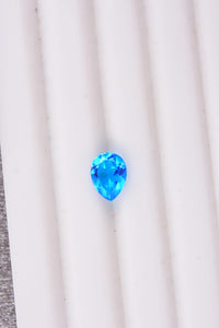 Caribeabn Quartz (Pear 8x6 mm) 1.16 ctw Loose Gemstone