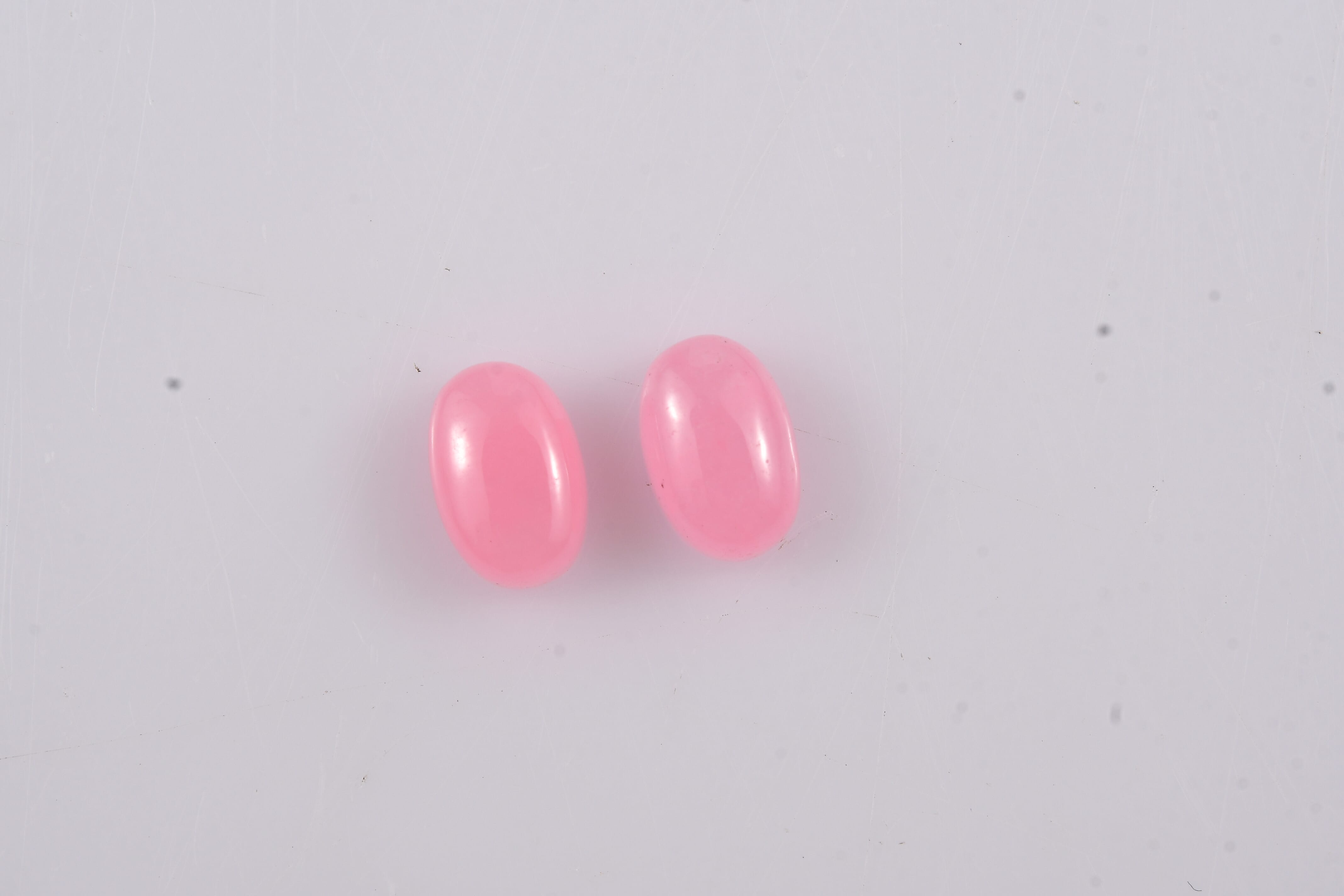 Pink Jade (Ovl 6x4mm) 1.23 ctw  Loose Gemstone
