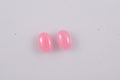Pink Jade (Ovl 6x4mm) 1.23 ctw  Loose Gemstone - Sticky add to cart bar