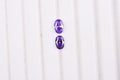 Simulated Purple Diamond (Ovl 6x4mm) 1.31 ctw Loose Gemstone - Sticky add to cart bar