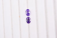 Simulated Purple Diamond (Ovl 6x4mm) 1.31 ctw Loose Gemstone