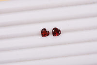 Mozambique Garnet (Hrt 6 mm) 1.68 ctw Loose Gemstone