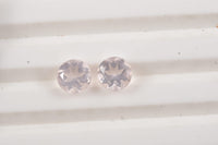 Galilea Rose Quartz (Rnd 6 mm) 1.51 ctw Loose Gemstone