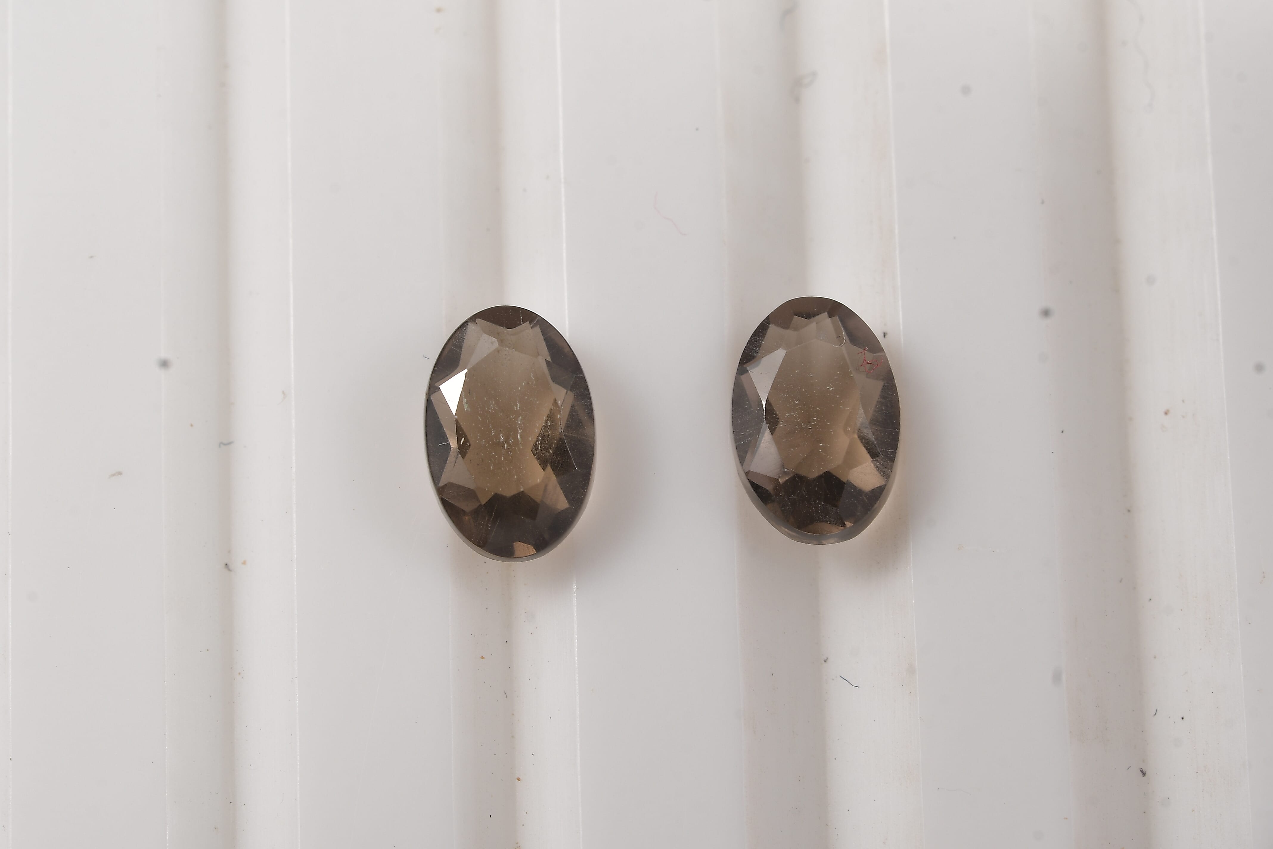 Smoky Quartz (Ovl 6x4 mm) 0.93 ctw Loose Gemstone
