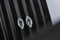 AA White Topaz Set of 2 (Mrq 8x4mm) 1.17 ctw Loose Gemstone - Sticky add to cart bar